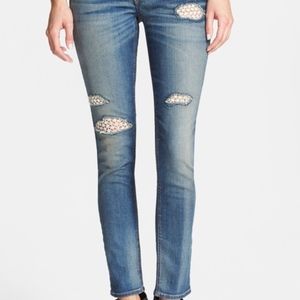 Rag & bone crochet jeans